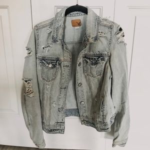 Go-To Distressed Denim Jacket